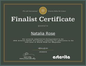 Finalist of the Contest on Artavita July 2023