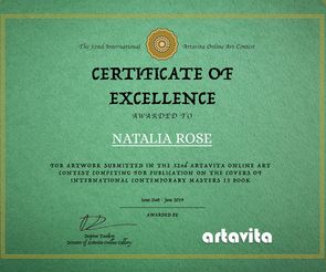 Artavita Contest 32 Finalist Certification - Natalia Rose