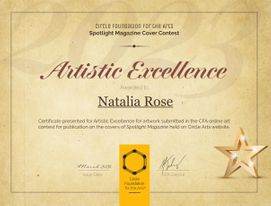 CFA Artistic Excellence Award March 2023