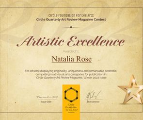Artistic Excellence Award Circle Foundation for the Arts 