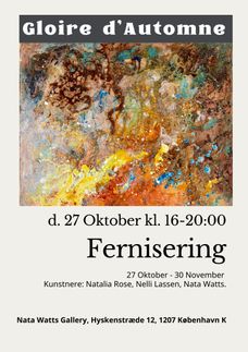 Fernisering October 27 Gallery Nata Watts
